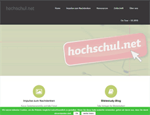 Tablet Screenshot of hochschul.net